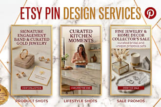 design pinterest pins for your esty shop
