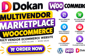 build dokan multivendor marketplace woocommerce multi vendor ecommerce website
