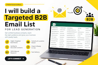 build a targeted b2b email list for lead generation