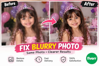 fix blurry photos, upscale and enhance resolution of photos