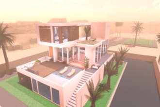 do roblox map, assets, characters and terrain environment