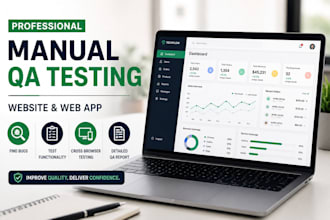 do professional manual QA testing for your website or web app
