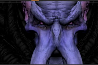 sculpt a 3d character in zbrush