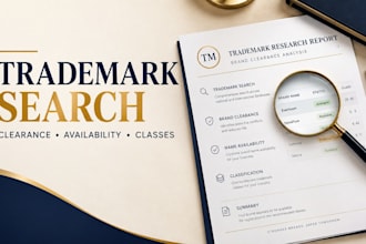 do trademark search, brand clearance, name availability and class search