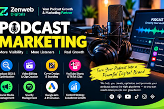 do podcast SEO, marketing, short clips, promotions