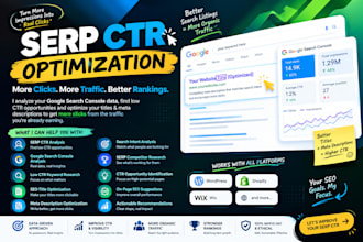 maximize your serp CTR to increase organic traffic improve goggle ranking