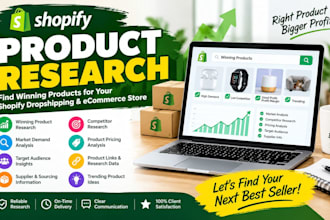 winning product research for shopify dropshipping