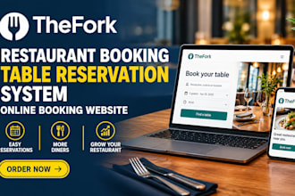 do thefork restaurant booking table reservation system online booking website
