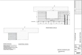 create professional deck permit drawings deck blueprints architectural plans