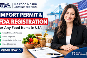 fda registration and food import compliance, import permit in USA