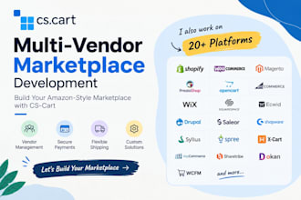 cs cart multivendor cs cart marketplace ecommerce marketplace cs cart developer