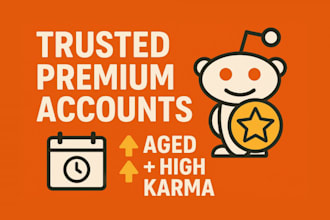 deliver reddit account,old acc,comment karma,rugged reddit,high subreddit,follow