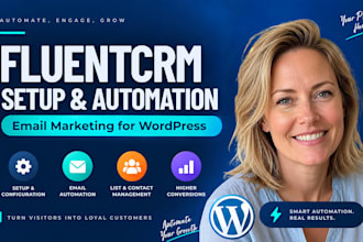 set up fluentcrm email automation and marketing for your wordpress site