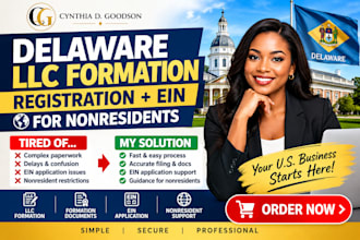 handle delaware llc formation registration and ein application for nonresident