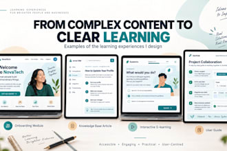 design engaging training materials