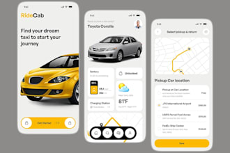 develop a custom taxi booking app or rideshare app like uber or ola