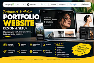 create smugmug salon showit pixpa divhunt portfolio artlogic pixieset website