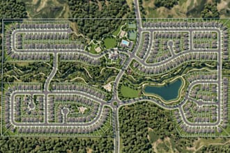 create residential development maps, subdivision plans and site layouts