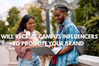 recruit campus influencers to promote your brand