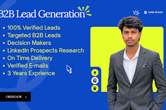 do leads generation for any industry I provide verified email leads
