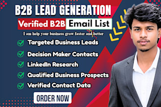 do b2b lead generation and build a verified email list