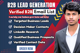 do b2b lead generation and build a verified email list