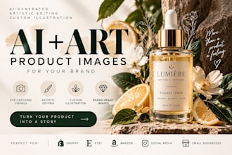 create artistic ai product images for your brand