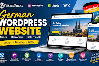 build german wordpress elementor website redesign wordpress using elementor pro