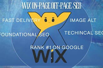 do technical wix seo wix backlinking ga4 GTM setup and wix off and on page
