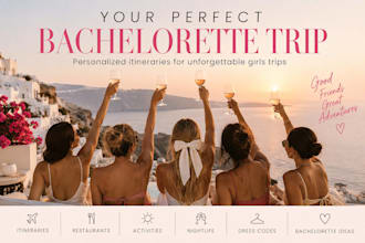 plan your perfect bachelorette party or girls trip itinerary