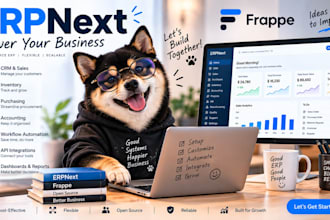 setup erpnext frappe CRM inventory and business automation