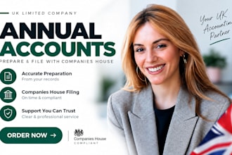 prepare and file annual accounts for your UK limited company