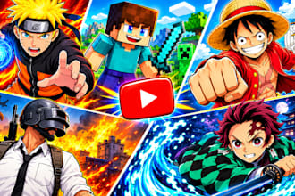 draw youtube cartoon thumbnails