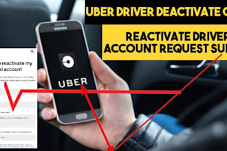 reactivate spark driver, uber eats and amazon flex, doordash account issues