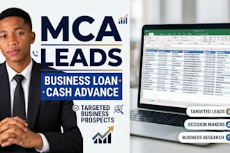 generate targeted mca leads business loan and cash advance leads