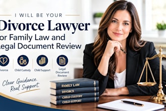 be your divorce document consultant for family law document review