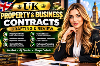 draft and review UK property and business contracts