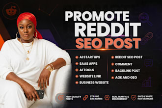 promote your ai startup comment saas app tool website link with reddit seo post