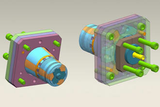 injection mold, plastic, core cavity, siemens nx, solidwork for manufacturing