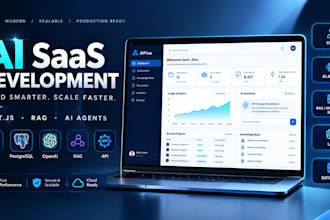 develop a full stack ai saas with rag or multi agent workflows