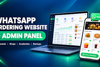 build a website with whatsapp ordering