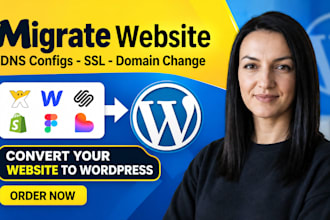do wordpress website migration, website migration and setup, website update