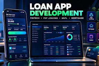 build loan app, fintech app bank app bnpl, mortgage, neobank and p2p lending app