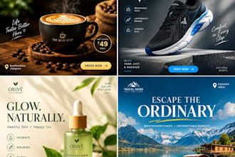 design professional promotional banners for your brand