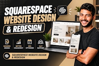 design or redesign squarespace website
