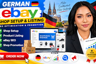 setup german ebay shop german ebay listing optimize for ebay SEO promotion