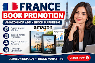 do france book promotion and france ebook marketing using amazon KDP ads