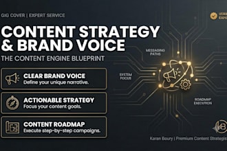 develop your content strategy and brand voice