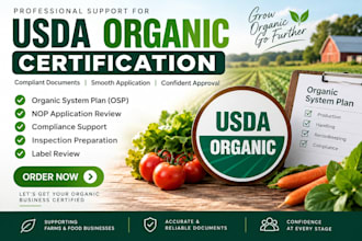 prepare usda organic certification and nop compliance