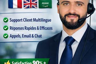 provide professional trilingual customer support